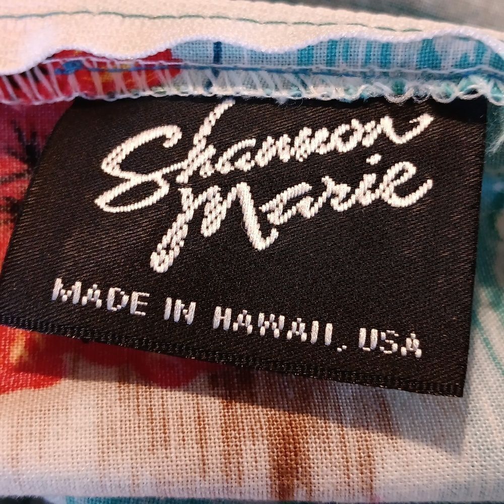 Vintage Shannon Marie Mock Sarong. Hawaiian, Tropical - Picture 8 of 12